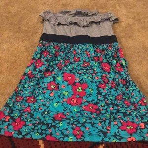 MUST GO - Cute floral tube dress